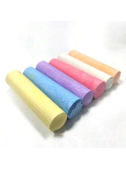 أدوات مكتبية ومدرسية طباشير قابلة للغسل للرصيف في عيد الفصح 6 قطع لعبة فنية رسم السبورة ملعب السبورة الصف الدراسي في الهواء الطلق ممتع إبداعي، لوازم مدرسية، العودة إلى المدرسة