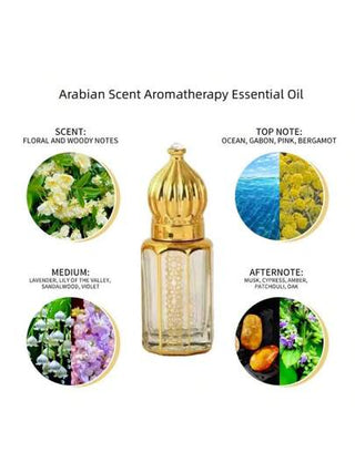 FLATPEA 1 قطعة زيت عطر بلخاخ المورفين العربي 15 مل - رائحة المسك والكهرمان والفانيليا للرجال / رائحة المسك والخزامى للنساء - مناسب للاستخدام اليومي والمواعيد - هدية مثالية للرجال والنساء