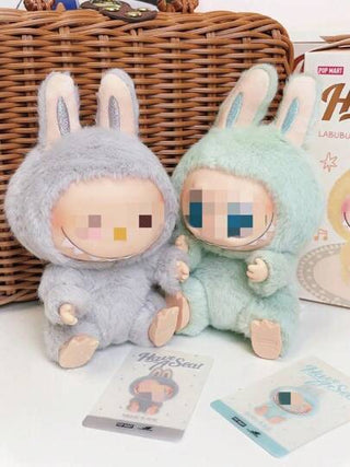 مجسم سكري لبيبو المرعب بوجه من المينا مكسى بالأسيتات صندوق مغلق كزخرفة مكتب ، دمية جميلة هدية عيد الميلاد