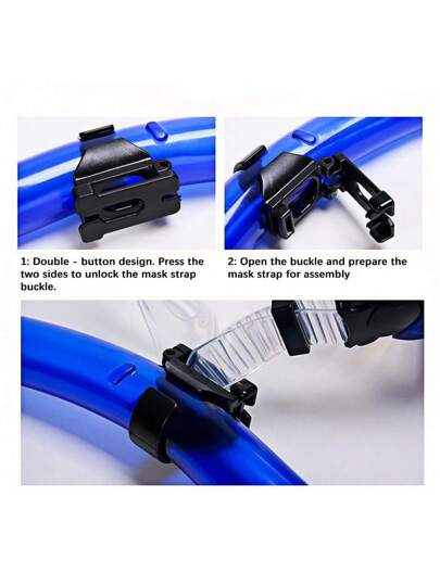 جهاز غطس جاف احترافي، أنبوب غطس من السيليكون للبالغين للغوص والسباحة، متعدد الألوان متاح