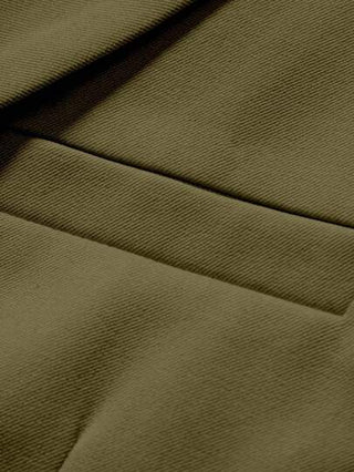 Manfinity Mode بدلة رسمية لون سادة رجالية ذات ياقة بقصة مزدوجة الصدر وبنطلون مجموعة