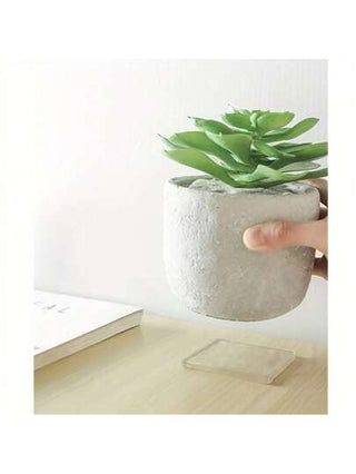 أثاث مكتبي 4 قطع من وسادات الأثاث السيليكون - مضادة للصدمات ومانعة للانزلاق، أغطية شفافة لحماية الأرضيات لآلات الغسيل والأسطح المعدنية، وسادات حماية