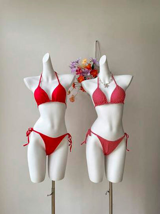 مايوه حريمي قطعة واحدة Comfortcana مجموعة من قطعتين بتنكيني ذو ظهر مفتوح وأمام مربوط، للنساء، للصيف والشاطئ