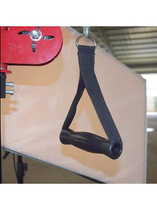 قطعة/قطعتان مقبض للإمساك معلق، ملحقات تمرين تقوية متعددة الاستخدامات للصالات الرياضية، حزام النايلون ذو المقبض النسيجي الأسود لتمرين الأذرع والكتف في صالة الألعاب الرياضية