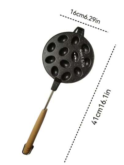 صينية خبز فطائر البيض المنزلية ذات 12 تجويف بشكل بيضاوي