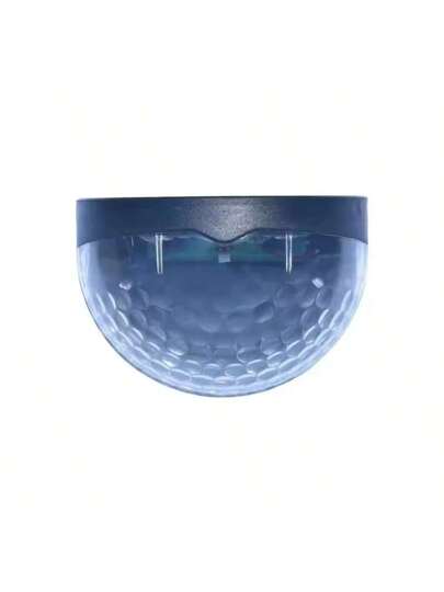 2 قطعة من مصابيح الطاقة الشمسية الخارجية، مصابيح حائط مزخرفة بمستشعر ضوئي، مصابيح طاقة شمسية نصف دائرية موفرة للطاقة، مناسبة لإضاءة الحائط الخارجي، إضاءة شمسية خارجية