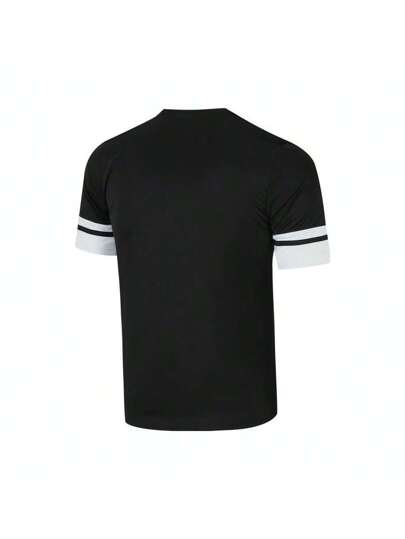 Adidas قميص SQUA25 JSY YT لصبيان، كنزة قصيرة ذات رقبة طاقم مصنوعة من النسيج المكنز TJJ0052