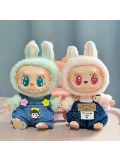 قطعة واحدة من إكسسوار علامة تجارية موضة "لابابو" قلادة مفاتيح، ملابس خارجية لطيفة