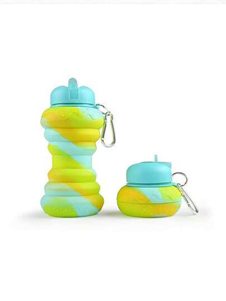 زجاجة مياه قابلة للطي من السيليكون سعة 600 مل، مناسبة للكبار والأطفال، مصنوعة من سيليكون عالي الجودة، مقاوم للحرارة العالية، مناسب للاستخدام في الهواء الطلق، للجري لمسافات طويلة، الدراجات، التنقل، وأغراض متعددة أخرى