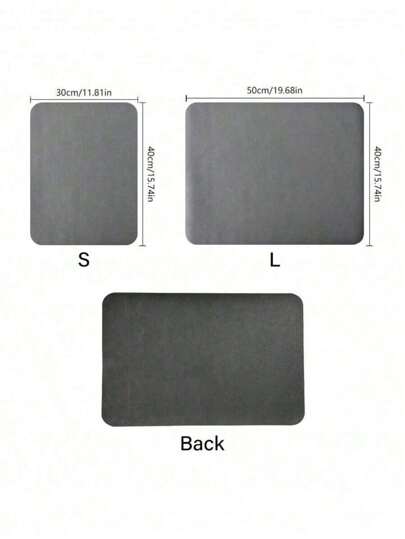وسادة تجفيف أطباق لسطح المطبخ، وسادة صرف مقاومة للحرارة مع ظهر مطاطي مانع للانزلاق، تخفي بقع المطبخ، وسادة امتصاص فائقة، سهلة التنظيف ، رمادي داكن، هدايا التخرج، ديكور الغرفة، ديكور المنزل، ديكور غرفة النوم، ديكور الحفلات، ديكور المنزل، عناصر ديكور...