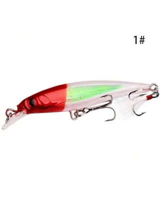 1 قطعة/5 قطع/10 قطع من طعوم الصيد الإصطناعية على شكل سمكة قاقير ذات أعين ليزرية - 9 سم/3.54 بوصة، 6.8 جم/0.24 أونصة، طعوم صلبة اصطناعية مزودة بخطاف ذو ريش - مثالية لصيد المزيد من الأسماك