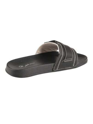 TMA EYES زوج من الشبشب النسائي من مادة EVA المنقط، نعل مسطح مريح للارتداء المنزلي في الربيع والصيف