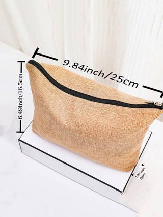 قطعة واحدة حقيبة مستلزمات التجميل مطبوعة بنجمة البحر والمرجان ، مصنوعة من البوليستر الحديث خفيفة الوزن محمولة لاستخدامات السفر