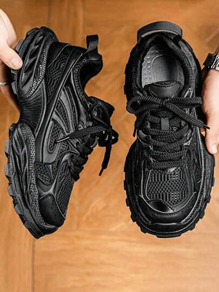 أحذية رياضية غير رسمية سميكة الوحدة الحذائية منفذة للهواء مع تصميم جديد للرجال