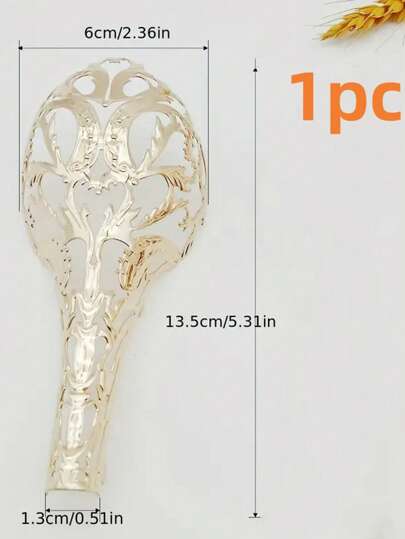 قطعة واحدة من ديكور حذاء فينيكس العتيق مع قطع معدنية مجوفة، مناسب لتزيين أحذية الزفاف ذات الكعب العالي والاكسسوارات الأخرى