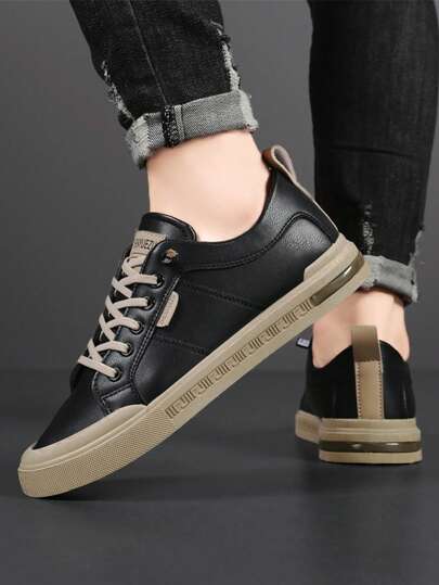 أحذية رياضية كاجوال للرجال، أحذية تزلج رقيقة، متعددة الاستخدامات ومريحة