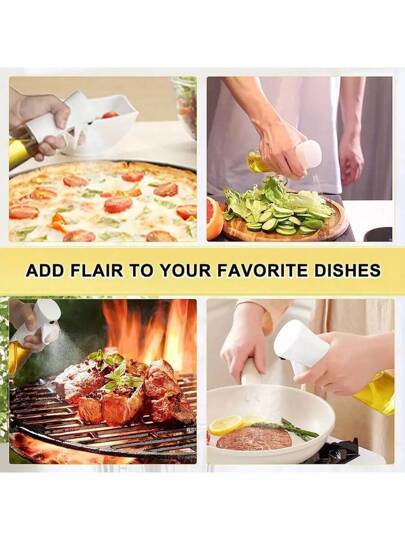 رذاذ زيت الزيتون متعدد الاستخدامات - مثالي للطهي والخبز والشواء والسلطات | أداة مطبخ مثالية للمنزل والمطعم والتخييم الخارجي