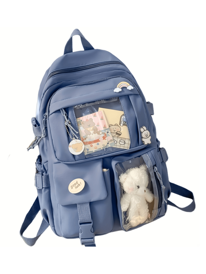 حقيبة ظهر سعة كبيرة متعددة الاستخدامات، كلاسيكية جميلة محمولة مناسبة للتنقل والعطلات والاستخدام اليومي