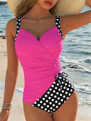 مايوه حريمي قطعة واحدة Swim Vcay بكيني حريمي بقطعة واحدة مطبوع رقميًا ، قماش ناعم وخالي من الخياطة ، مناسب للحفلات والشاطئ والصيف