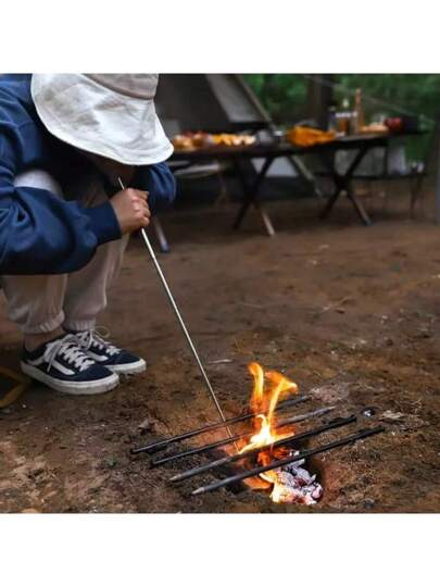 أنابيب نفخ قابلة للسحب محمولة من الفولاذ المقاوم للصدأ ، إمداد هواء للنزهات في الهواء الطلق ، أعواد النفخ لإشعال النار للطهي في التخييم ، عصا النفخ قابلة للطي، والمعدات للمواقد والحرائق ومواقد الخارجية والداخلية