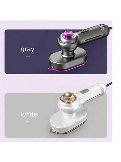 قطعة واحدة بخاخ يدوي قوي لكي الملابس مع وظيفة الرش، سريع التسخين للكي السريع ، بخار ملابس محمول قابل للدوران ، مناسب للسفر والاستخدام المكتبي