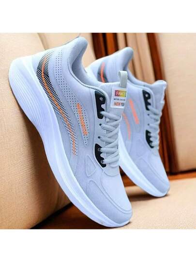 أحذية رجالية كاجوال مريحة وقابلة للتنفس، أحذية رياضية خفيفة الوزن من الشبك،مقاومة للانزلاق وجيدة التحمل مناسبة للجري والمشي والارتداء الداخلي والخارجي