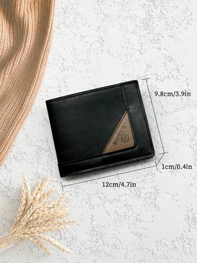 HOVI'S حافظة نقود قصيرة للرجال - سعة كبيرة متعددة جيوب البطاقات، هدية مثالية لحفل التخرج،هدية للصديق واليوم الأبوي