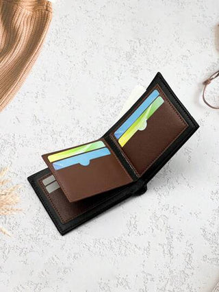 HOVI'S حافظة نقود قصيرة للرجال - سعة كبيرة متعددة جيوب البطاقات، هدية مثالية لحفل التخرج،هدية للصديق واليوم الأبوي