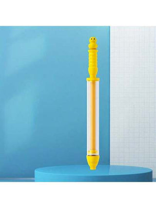 مسدس مياه بتصميم وردي وأصفر تصميم مزهل ذو سعة كبيرة, عمل رجوع للخلف للأطفال, متعة مائية خارجية في المسبح والشاطئ والفناء الخلفي, لعبة مياه متينة للعب الصيفي والمسبح