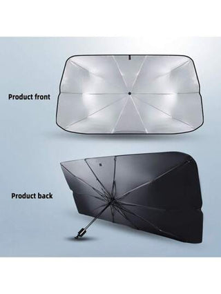 قطعة واحدة من واقي لشمس زجاج السيارة، مظلة شمسية للحماية من الأشعة فوق البنفسجية، عازل للحرارة، قابل للطي بسهولة، تركيبة كبيرة، تناسب جميع المركبات ، إكسسوارات الداخلية
