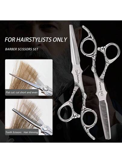 مقص احترافي لتصفيف الشعر مصمم بطراز الغوريلا ، مقاس 6 بوصة، أدوات قص الشعر المتخصصة لصالون الحلاقة