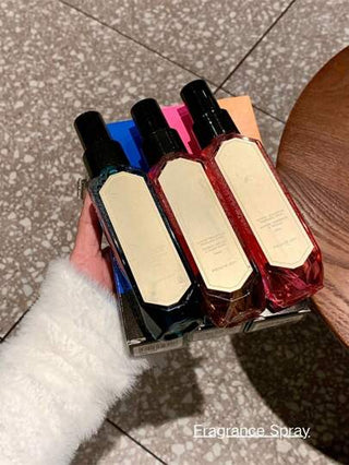 رذاذ عطر 100 مل برائحة جوز الهند/الفراولة/الحمضيات، رذاذ عطر للأقمشة ، منعش للأقمشة ، معطر ديوم استمرار، مناسب للغرفة، الملابس، المصعد، غرفة المعيشة، الفندق، متاح ب- 3 أنماط