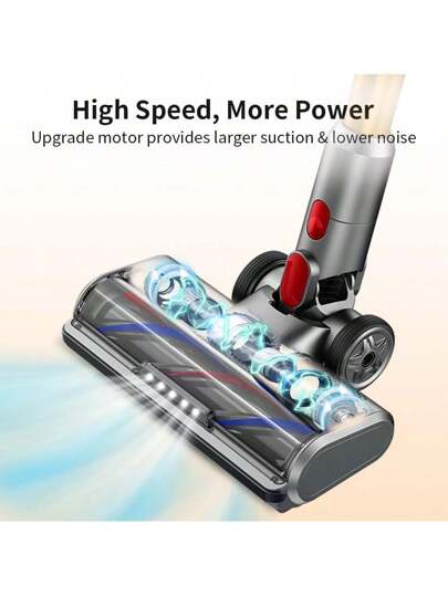 رأس التنظيف بالدفع المباشر متوافق مع مكانس V7 و V8 و V10 و V11 و V15 لتنظيف السجاد ذي الوبر القصير والأرضيات الصلبة