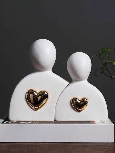 2 قطعة من أشكال الزينة الراتنجية للأزواج المتكئين على الحب، أفضل كائن لتصميم الديكور المنزلي لأشخاص إبداعيين، تستخدم للديكورات المكتبية المنزلية، هدايا للزملاء والأصدقاء والعائلة وهدايا عيد الميلاد. ديكور الغرفة، ديكور المنزل، ديكور عيد الميلاد،...