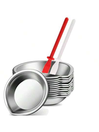 أدوات مكتبية ومدرسية 10 قطع طبق لخلط الألوان، حوض تجميع الألوان، تماثيل جوندام، قلم رسم، رذاذ قلم رسم، رذاذ الطلاء، التحريك، أداة تلوين/خلط الألوان، لوحة زيتية عملاقة، مكشطة صغيرة، لصق مرن، طلاء فيلم