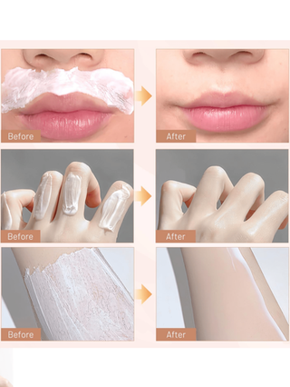 PAORPEVM كريم إزالة شعر الشفاه، مناسب للرجال والنساء، يزيل بلطف شعر الشفاه والوجه، مناسب لإزالة الشوارب والاستخدام الوجهي، مناسب للاستخدام الوجهي