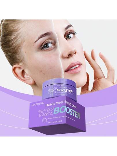 100 جرام مرطب للوجه - 10 أضعاف ترطيب أقوى ، كريم العناية اليومية ، مرطب ، مبيض ، مغذي ، منشط للبشرة ، مناسب لجميع أنواع البشرة ، يمكن استخدامه من قبل الأولاد والبنات على حد سواء