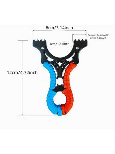 قطعة واحدة صندل مطاطي مسدس كاتابولت مزود بمؤشر، إكسسوار مقلاع خارجي