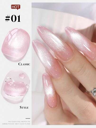 6 قطع / 12 مل سعة 2025 هدايا عيد الحب الجديدة لربيع وصيف آيس كريم عيون القطة الحلمية البارد الصاخرة الزرقاء البيضاء عارية اصابع القدم طلاء الأظافر الجيلاتيني ، ألوان صيفية لفن الأظافر المغناطيسي ، مع طبقة أساس وطبقة علوية ، تحتاج إلى ضوء فوق...