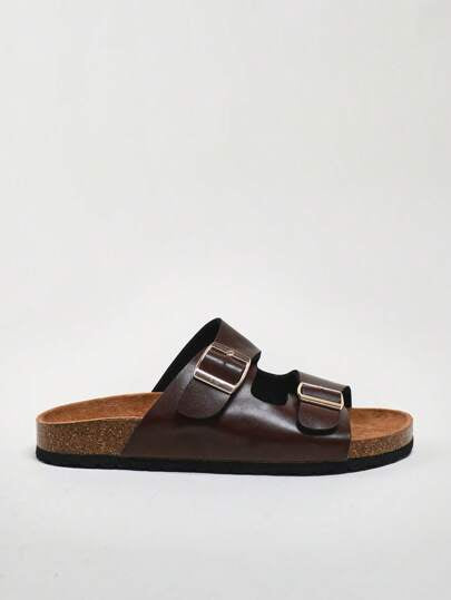 Solezae صنادل مزلقة مزينة بمشبك للنساء، صنادل صيفية عصرية مسطحة للعيد الهالوين عيد الميلاد الخريف والشتاء