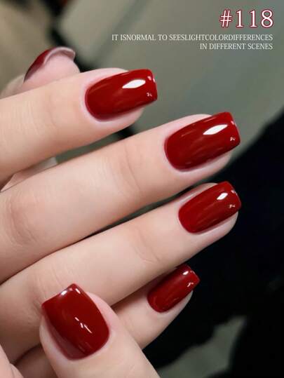XEIJAYI طقم طلاء أظافر 6 قطع 15مل من سلسلة الألوان الحمراء من XEIJAYI ، طلاء هلامي ذو الوان شعبية ثابتة ، طلاء هلامي قابل للنقع تحت أشعة فوق البنفسجية / الصمام ، للاستخدام المنزلي وصالون العناية بالأظافر والفن الصيفي DIY
