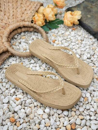 صنادل بشريط بين الأصابع للنساء لفصل الصيف، صنادل مريحة وكاجوال للشاطئ والمنزل والسفر والعطلات، متعدد الاستخدامات