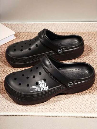 صنادل مفرغة سهلة الارتداء صيفية يمكن ارتدائها من الجنسين، صنادل شاطئية منزلية عادية، أحذية شرائح