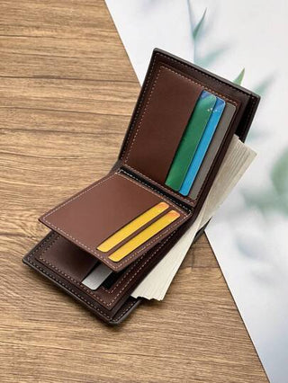 HOVI'S محفظة رجالية صغيرة عصرية كلاسيكية - محفظة عملات للرجال الراقيين