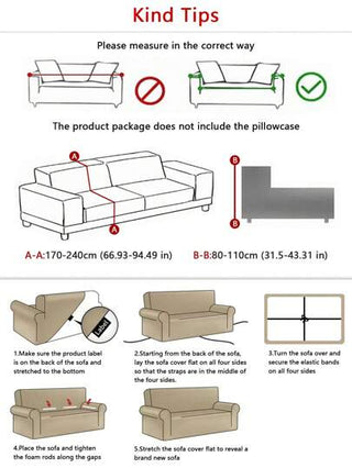 غطاء ارائك مطبوع مرن مقاوم للاتساخ أحادي اللون لغرفة المعيشة والنوم والشرفة، غطاء أريكة شكل L مكون، غطاء وسادة مقعد 1/2/3/4