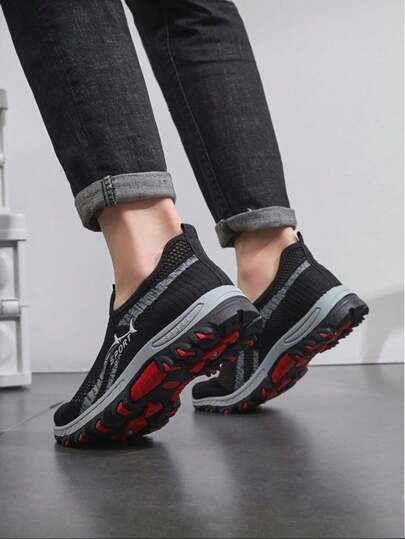 أحذية انزلاقية كاجوال، أحذية رياضية خفيفة الوزن، أحذية قماش بكين القديم، أحذية شبكة تنفس، أحذية رجالية بمقاسات إضافية