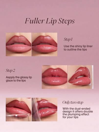 JOOCYEE ثنائي شفاه JOOCYEE لمع وجسمي يحافظ على اللمعان