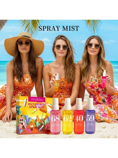 4 قطع رذاذ العطر ، مُنعِّش الهواء ،1.35 أونصة (40 مل) ،خالي من الكحول ،هواء نقي ، رائحة الملابس ، رائحة الأزهار والفواكه ،مثالي لغرف النوم والصالونات والمنازل ، حفلات عيد الحب ، هدايا للعائلة والأصدقاء والحبيب والحبيبة ،صغير وقابل للنقل ،هدايا مثالية