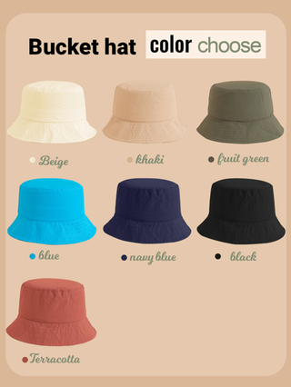 قبعة دلو مخصصة وأنيقة للأطفال قطعة واحدة، متنوعة الاستخدامات ومناسبة كهدية، مناسبة للأولاد والبنات للاستخدام اليومي