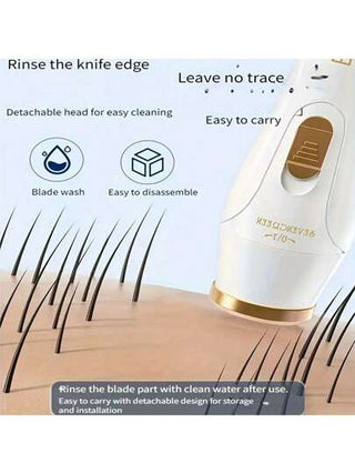 مجموعة إزالة الشعر الكهربائية للمرأة - 3 في 1 ، جهاز تشذيب الوجه القابل لإعادة الشحن عبر منفذ USB ، جهاز تشذيب الحواجب ، وأداة إزالة الشعر الكامل للجسم ،هدية للنساء بسعة بطارية 150 مللي أمبير